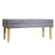 thumbnail image 1 of Banqueta Style Gris Felpa 100x40x40 cm, 1 of 3
