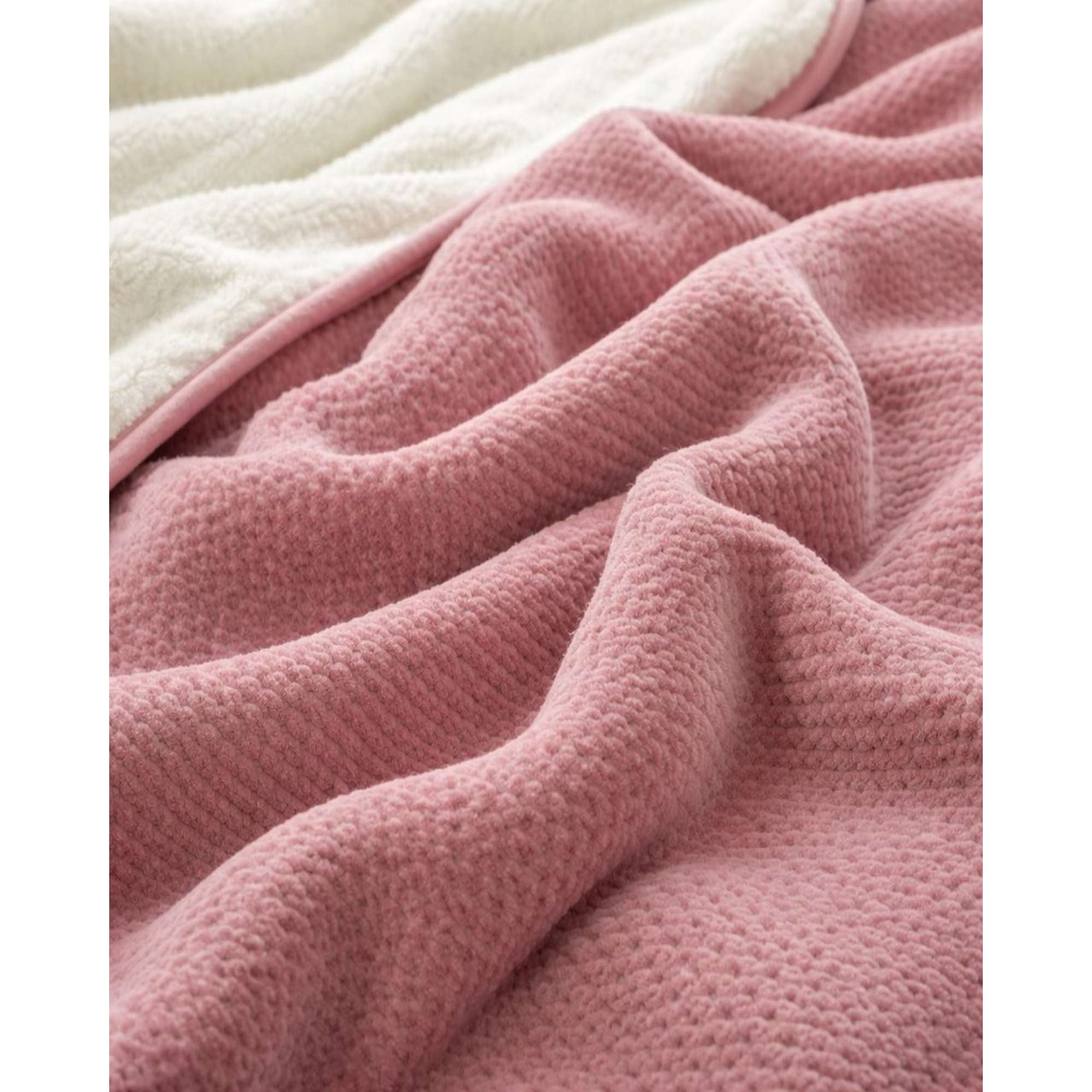 Mylhogar - Frazada Con Chiporro King 230x250cm Rosa