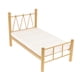 thumbnail image 4 of Muebles Para El Hogar Dormitorio Para Mu?ecas Blythe 1/16 Juguete De Regalo Cama Individual Dorado, 4 of 5