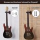 thumbnail image 2 of Soporte de Pared para Guitarra Ueteto Paquete de 2 con Bloqueo Automático, 2 of 5