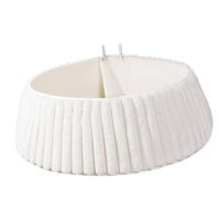 Magideal - Base De Soporte Para Collares De Árbol De Navidad, Color Blanco, Para Navidad, Árboles De Navidad, Falda De Árbol Para Fiestas De Invierno En Interior