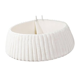 Magideal - Base De Soporte Para Collares De Árbol De Navidad, Color Blanco, Para Navidad, Árboles De Navidad, Falda De Árbol Para Fiestas De Invierno En Interior