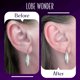 thumbnail image 3 of Parches de soporte para el lóbulo de la oreja Lobe Wonder 240 transparentes sin látex, 3 of 7
