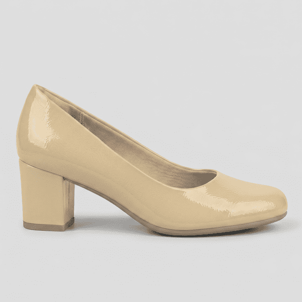 Zapato Mujer Vainilla/Charol Laura Piccadilly