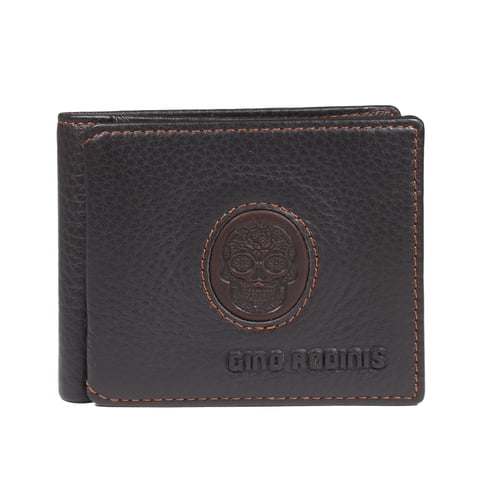 Gino Rodinis - Billetera De Hombre Étnica 933 | Calavera