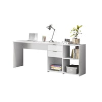 Home Mobili - Escritorio Lourdes 2 Cajones Blanco