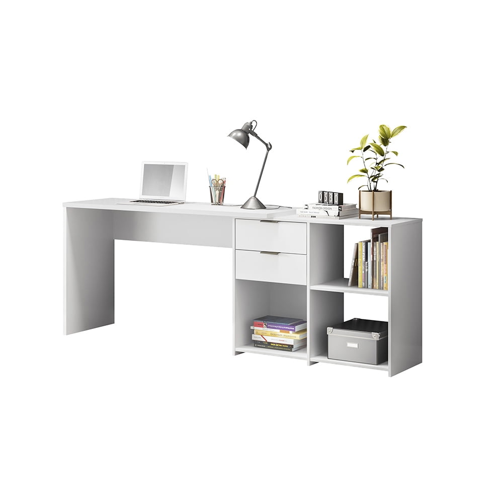 Home Mobili - Escritorio Lourdes 2 Cajones Blanco