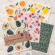thumbnail image 1 of KIBAGA Beautiful Swedish Dishcloths for Kitchen Set of 5, 1 of 3