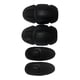 thumbnail image 4 of 4 Uds. Almohadillas De Soporte Para Codo De Rodilla Protectoras Para Ciclismo Deportes De Equitación Monopatín Negro, 4 of 5
