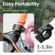 thumbnail image 5 of Candado para bicicleta Titanker, cable de 1,2 cm, 1,2 m, combinación, rosa, 5 of 8