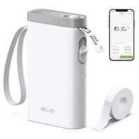 Rotuladora Nelko P21 Inalámbrica Bluetooth Con Plantillas, Color Blanco
