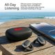thumbnail image 4 of Audífonos tipo earbuds Quiksilver Bluetooth 5.4 negros, 4 of 6