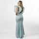 thumbnail image 3 of Vestido de Fiesta Ajustado Verde Menta Talla S Mujer, 3 of 3