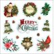 thumbnail image 2 of Libro de pegatinas Peter Pauper Press Merry & Bright Christmas, 2 of 9
