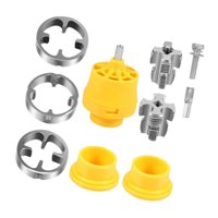 Magideal - Herramienta Del Fabricante De Roscas De Pvc Para Perforación Eléctrica, La Herramienta De Plomería De Tubería De La Manguera De Tubería Con 3 Matrices