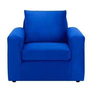 Bodevir - Sofa Kendy 1C Felpa 30 Azul Rey