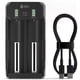 thumbnail image 1 of Cargador EBL Smart para Baterías Recargables 18650 3.7V, 1 of 3