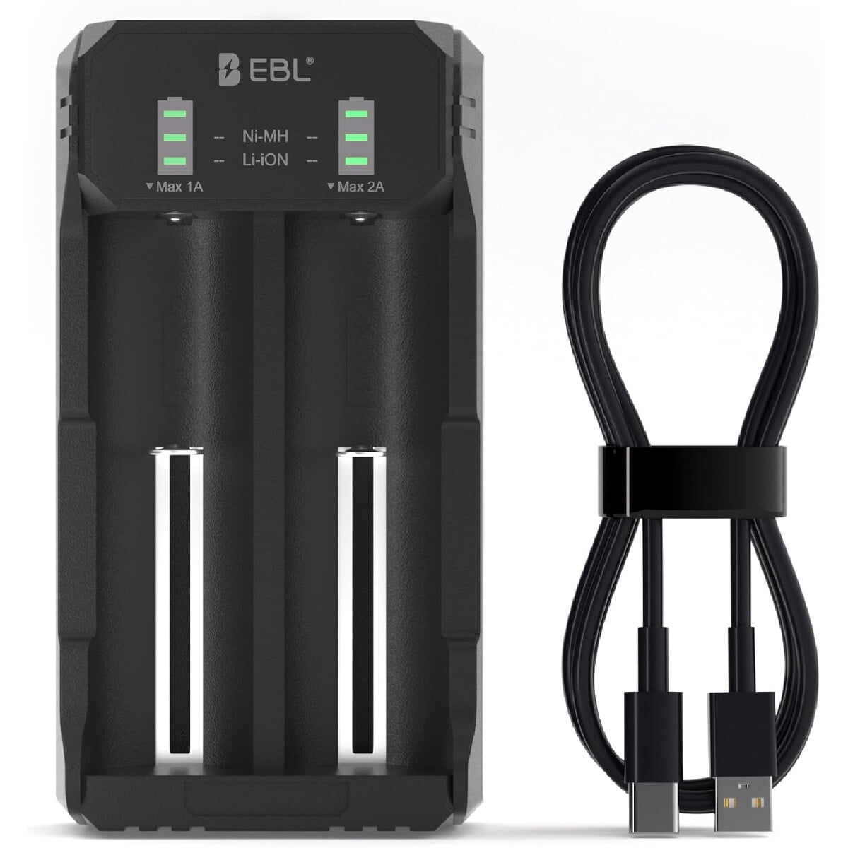 Cargador Ebl Smart Para Baterías Recargables 18650 3.7v