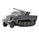 thumbnail image 3 of 1:72 Vehículo Blindado De Defensa Aérea De Media Pista Juguetes Vehículo De Montaje 4D FLAK37 Gris, 3 of 3