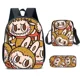 thumbnail image 1 of 3D New Cartoon Labubu Primary and Secondary School Bags Children's Backpack Backpack Three-piece Set of School Gifts, 1 of 3