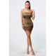 thumbnail image 4 of Vestido Mini de Satén de Punto con Estampado de Leopardo M, 4 of 4