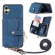 thumbnail image 1 of Funda Tipo Cartera con Correa Cruzada para Samsung Galaxy A06 Protección Contra Golpes Azul, 1 of 5