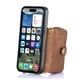 thumbnail image 2 of Funda Tipo Cartera con Correa Cruzada para iPhone 16 Plus Protección Contra Golpes Marrón, 2 of 6