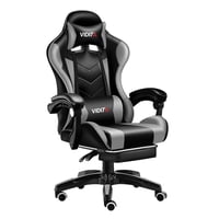 Vidita - Silla Gamer Gx2000 Reclinable Profesional Con Reposapiés-Gris