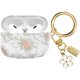 thumbnail image 1 of Funda para Airpods de 3.ª generación con diseño de flores, bonita funda transparente para Airpods 3 de Apple con llavero para mujeres y niñas (Flor de la mañana), 1 of 8