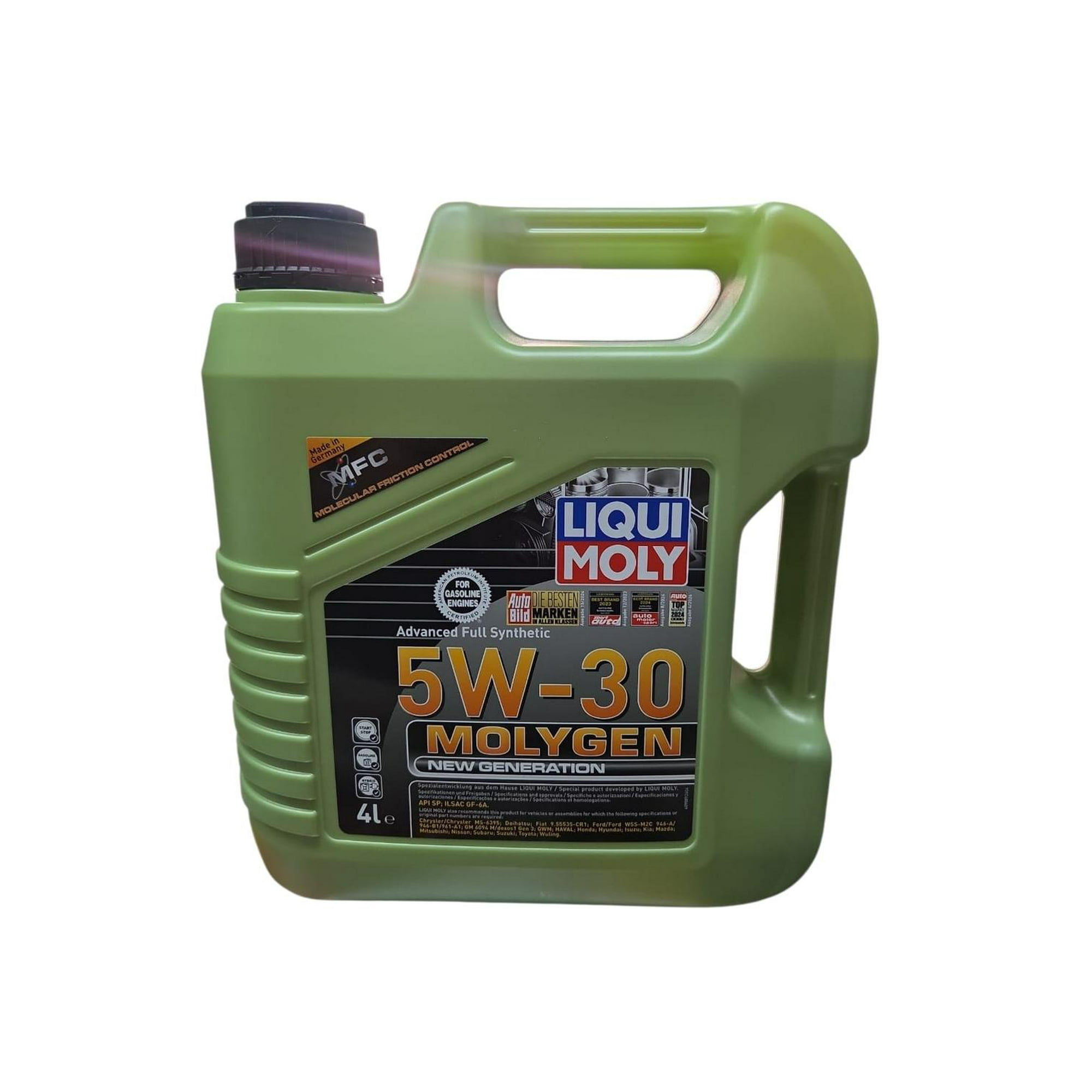 Aceite Motor Liqui Moly 5w 30 Full Sintetico 4l Molygen Bencinero