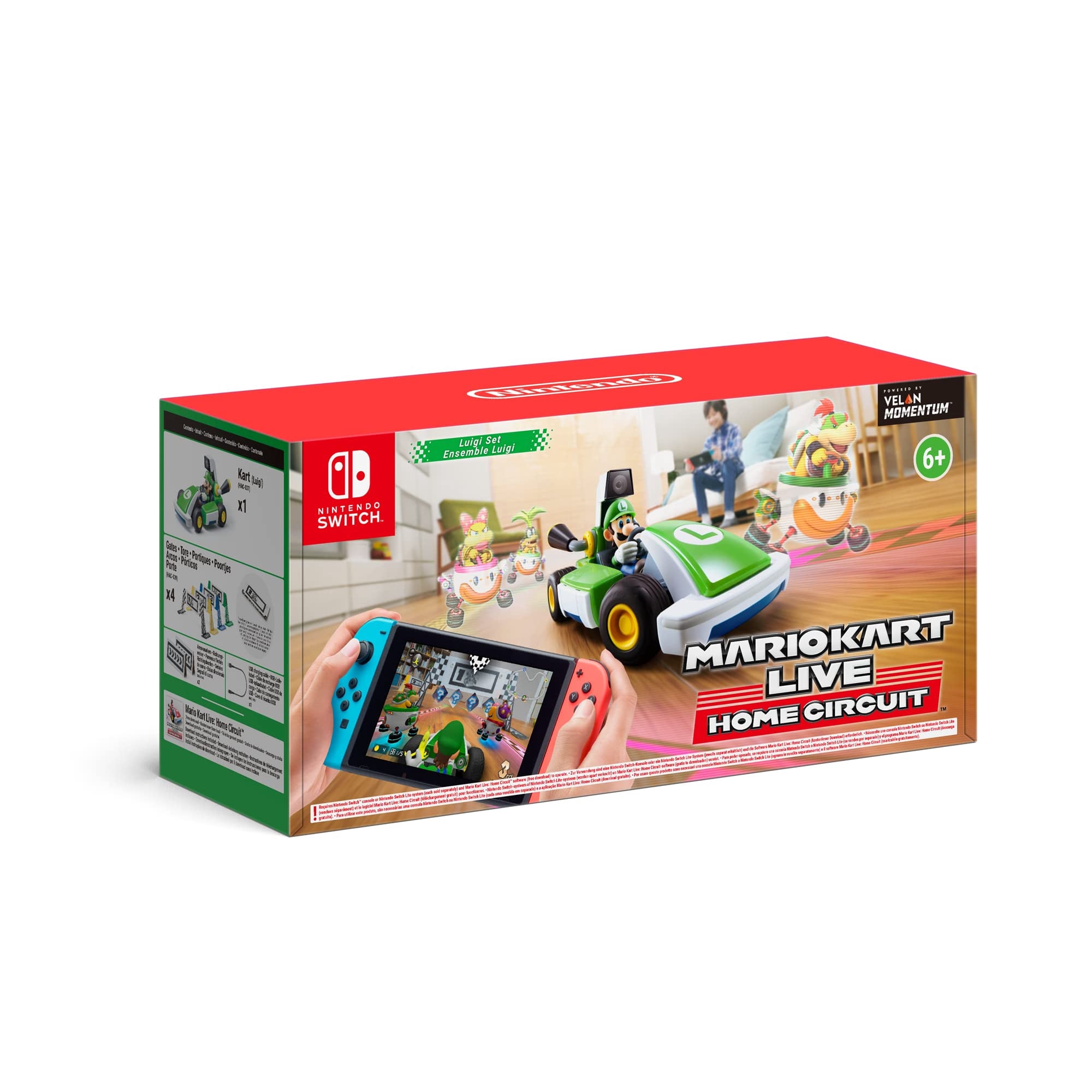 Juguete Mario Kart Live: Home Circuit Luigi Para Nintendo Switch