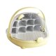 thumbnail image 5 of Caja De Cría De Gusanos De Seda Transparente Con Compartimentos Desmontables Y Comedero Para Insectos Amarillo, 5 of 5