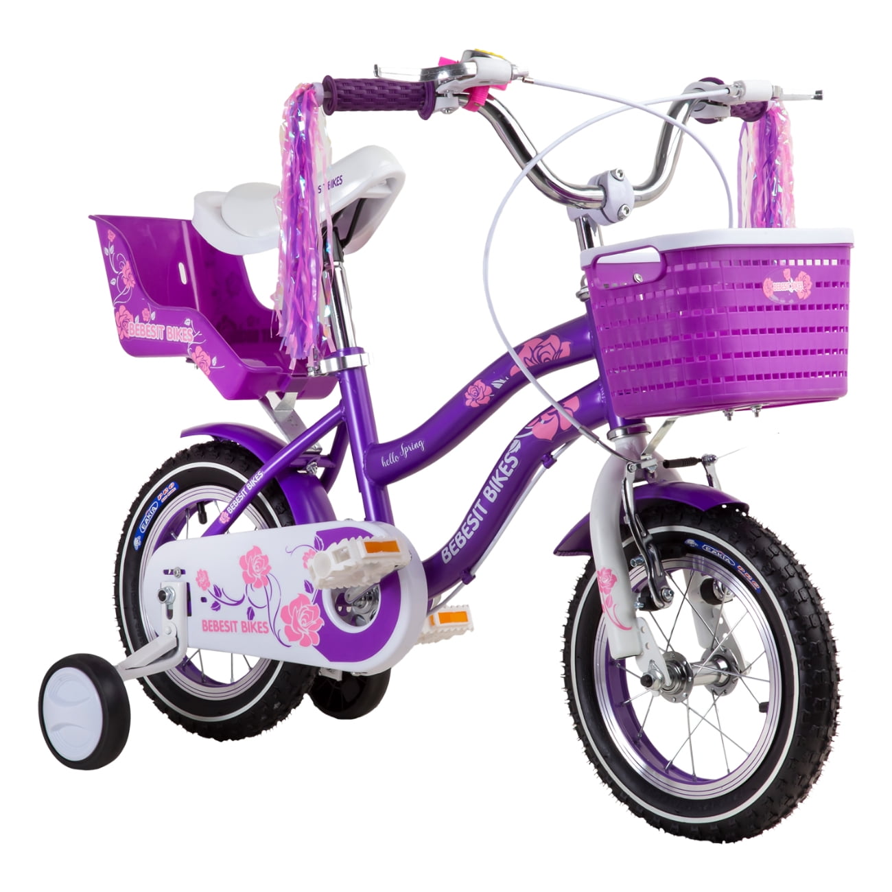 Bebesit - Bicicleta Infantil Queen Aro 12 Morada