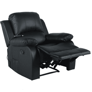 Genérico - Sillón Reclinable Masajeador Calentador 1 Cuerpo