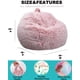thumbnail image 3 of Sillón Puff Kisoy Redondo de Espuma Viscoelástica Rosa 91 cm, 3 of 7