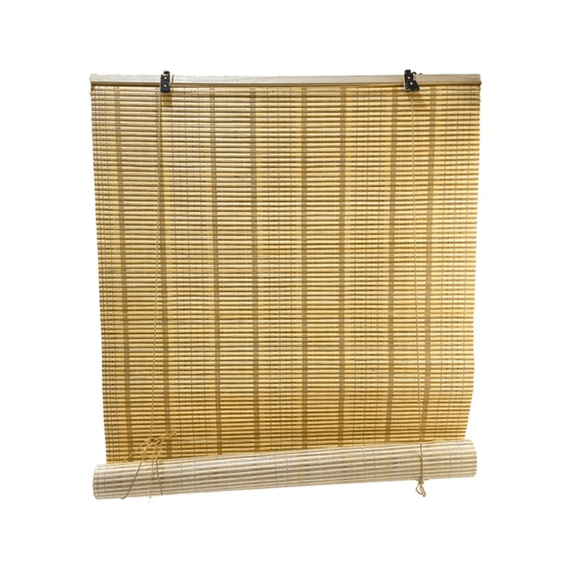 Genérico - Cortina Bambú Roller Persiana Enrollable 90x120 Cm