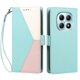 thumbnail image 3 of Funda Cartera Tricolor para Xiaomi Xiaomi Poco M8 5G con Ranuras, Verde, 3 of 6