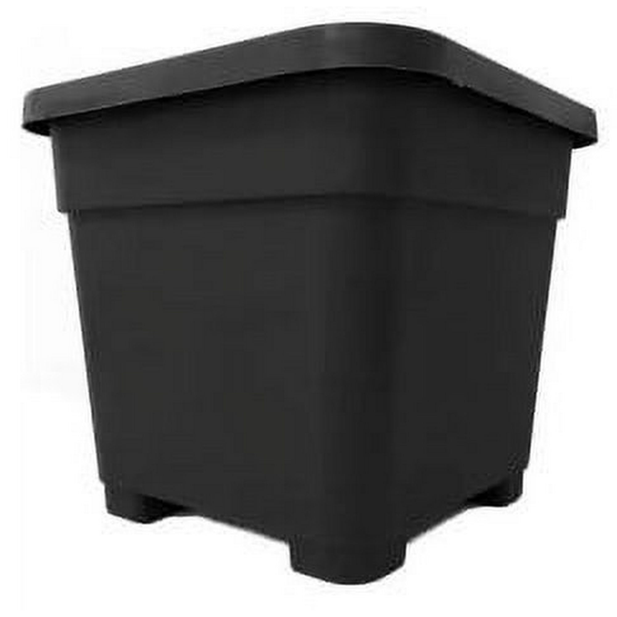 Genérico - Macetero Rectangular Plastico Decorativo Plantero Para Las Plantas Vivero Jardin De 18x24 Cm