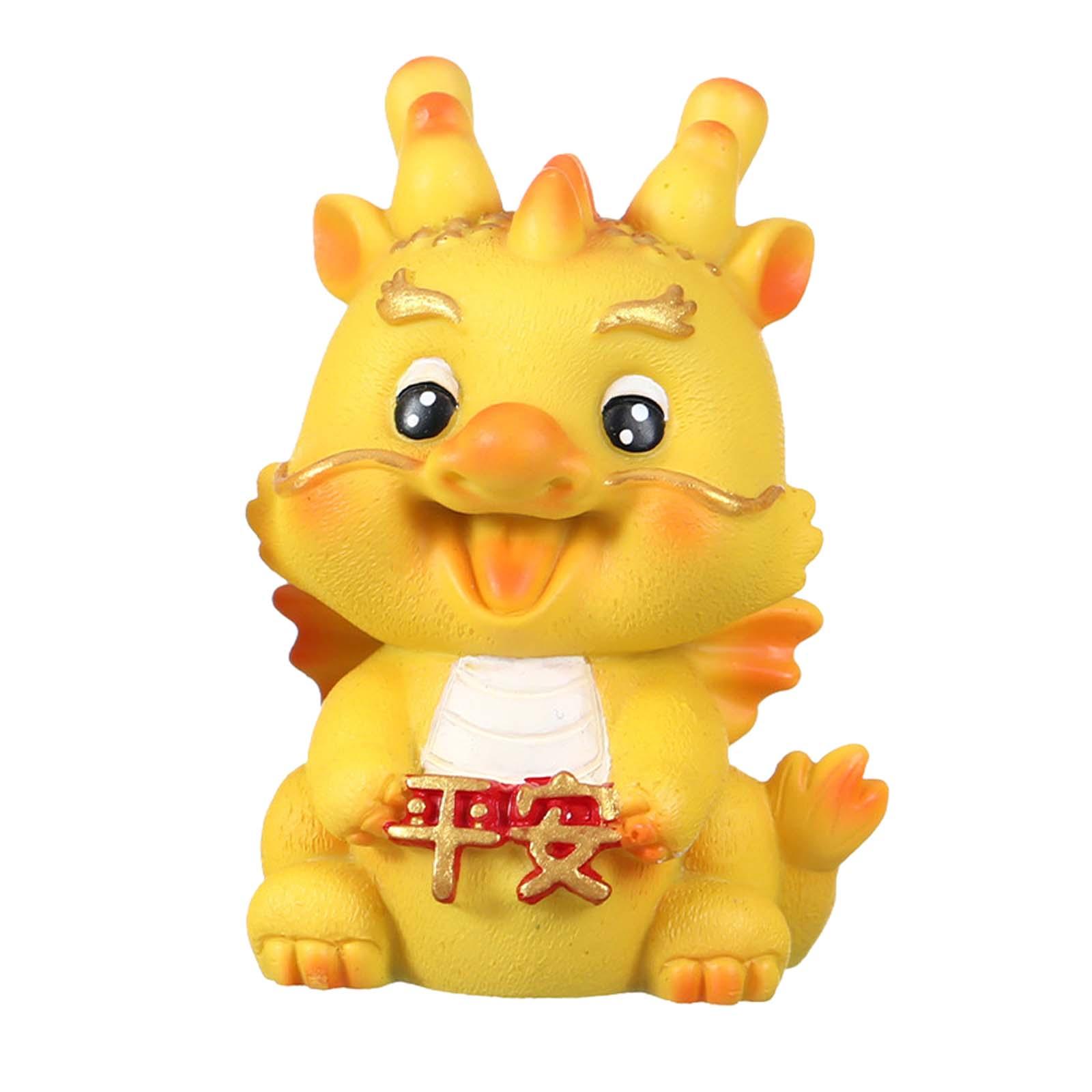 Bothyi - Escultura De Dragón Figura De Dragón De Año Nuevo Chino Para Estante De Entrada Estilo De Escritorio A