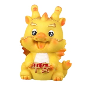 Bothyi - Escultura De Dragón Figura De Dragón De Año Nuevo Chino Para Estante De Entrada Estilo De Escritorio A