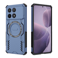 Funda Foxdock Para Xiaomi Poco F6 Pro , Magnética, Resistente A Golpes, Con Soporte, Unisex, Carga Inalámbrica
