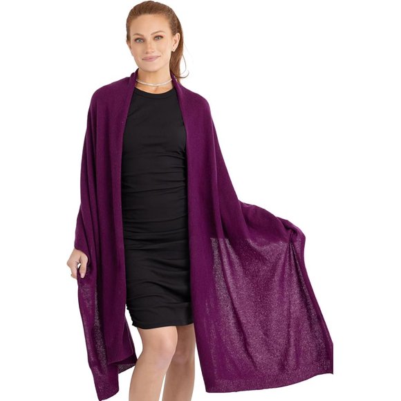 Chal Velanio Cashmere 213x66 cm Burdeos Extra Grande