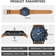thumbnail image 2 of Reloj Benyar Hombre Cronagrafo Cuarzo Impermeable Cuero BY5160, 2 of 3