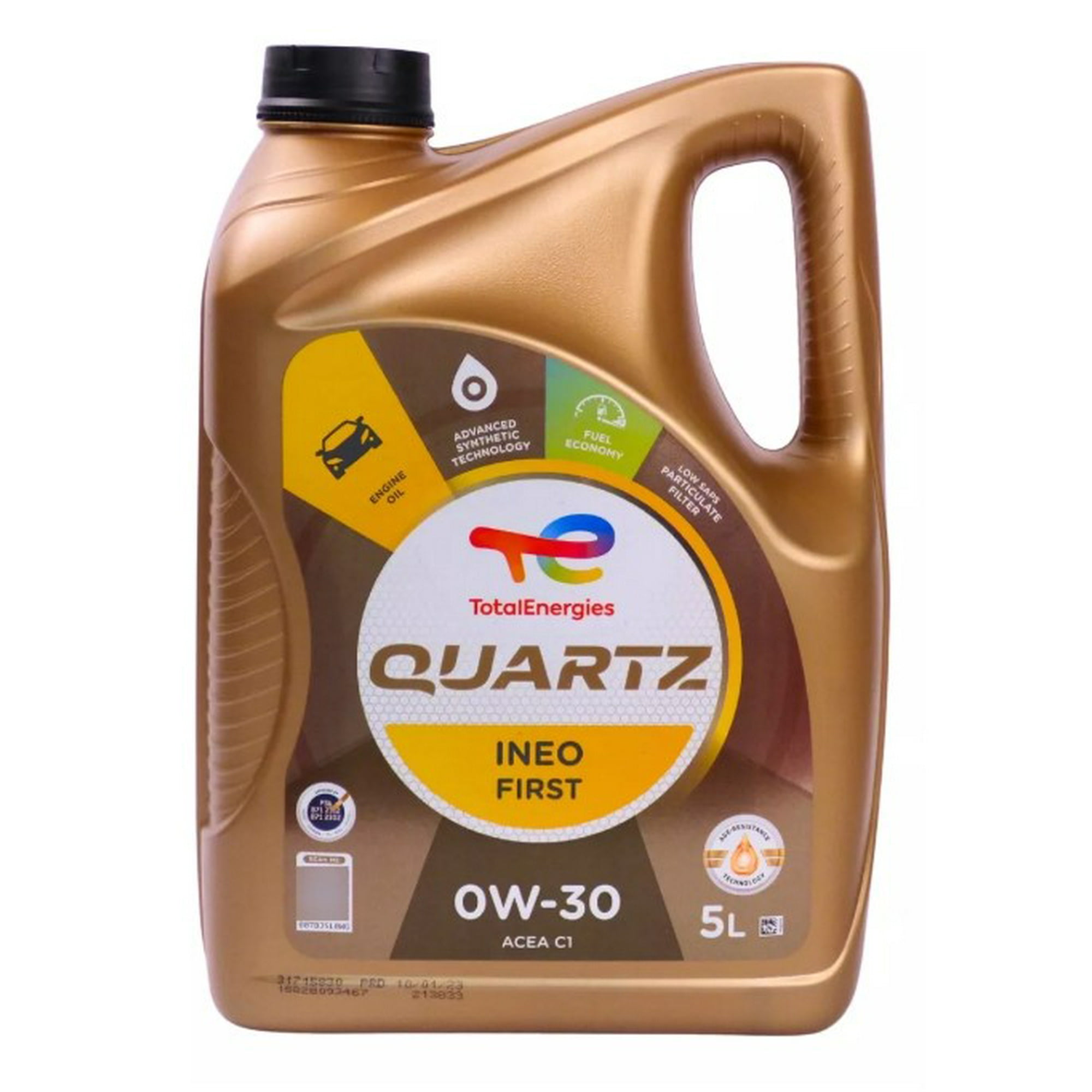 Aceite Motor Total Quartz 0w-30 Energies 5 Litros