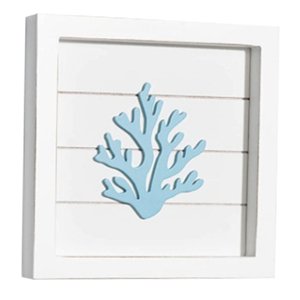 Magideal - Letreros De Placa De Madera Rústica, Colgante De Playa Temático, Esculturas De Pared Talladas En Madera Para Bar, Hogar, Dormitorio, Habitación De Niñ Coral