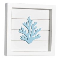 Magideal - Letreros De Placa De Madera Rústica, Colgante De Playa Temático, Esculturas De Pared Talladas En Madera Para Bar, Hogar, Dormitorio, Habitación De Niñ Coral