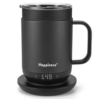 Taza De Café Inteligente Con Calefacción Happiness, Recargable, 480 Ml