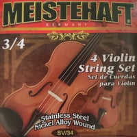 Set De Cuerdas Para Violin 3/4 Meistehaft Sv/34