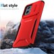 thumbnail image 2 of Funda Resistente para Motorola Moto G 5G 2023 con Tapa Deslizante y Protección Militar Rojo, 2 of 6