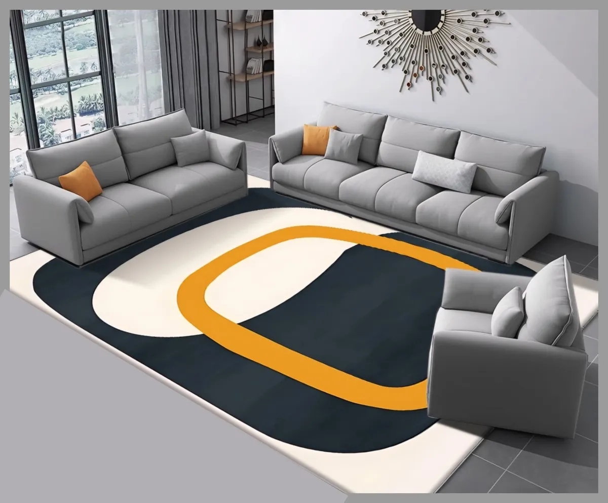 Casadeliacl - Alfombra 180X200 Moderna Elegante Decorativa Tf Marrón / 1.8 M / Círculo